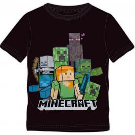 Minecraft rövid ujjú fiú póló 116-152 cm